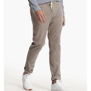 Vuori Optimist Corduroy Pants Mens M Drawstring Elastic Waist Slim Stretch V440